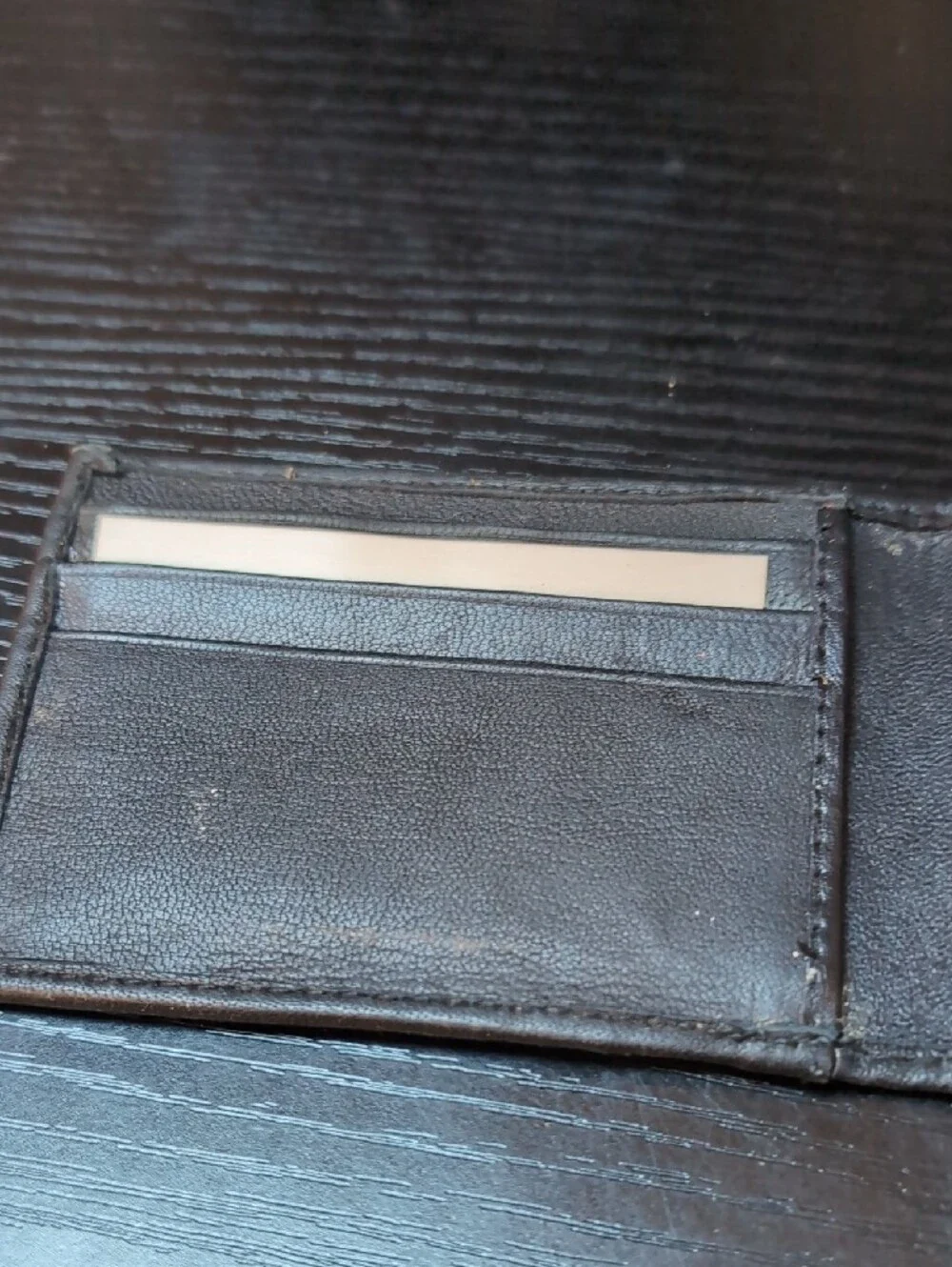 RFID-Blocking Brown Leather Wallet